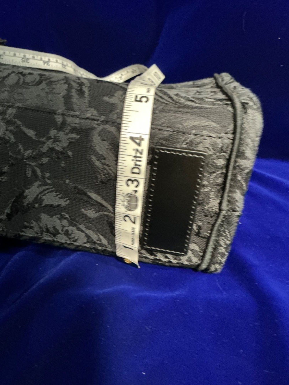 NEW Versace Small Tote Embroidery Jacquard Barocco Black original $1595 - Picture 11 of 11
